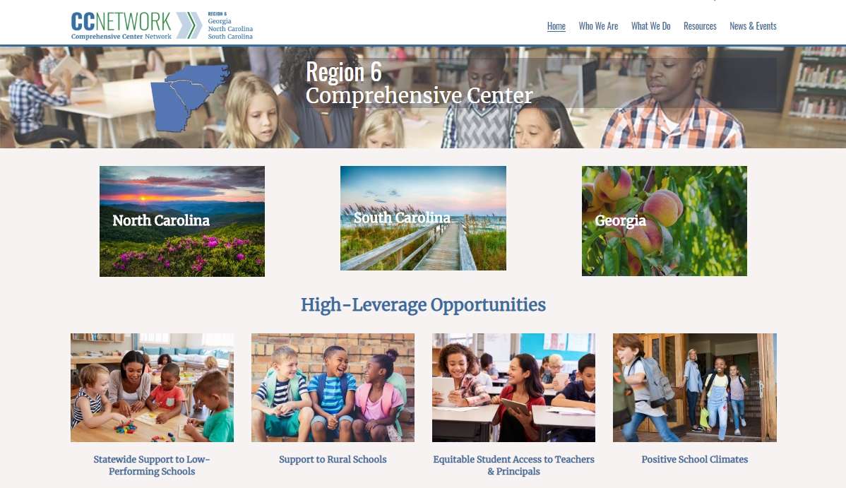 Region 6 Comprehensive Center Website
