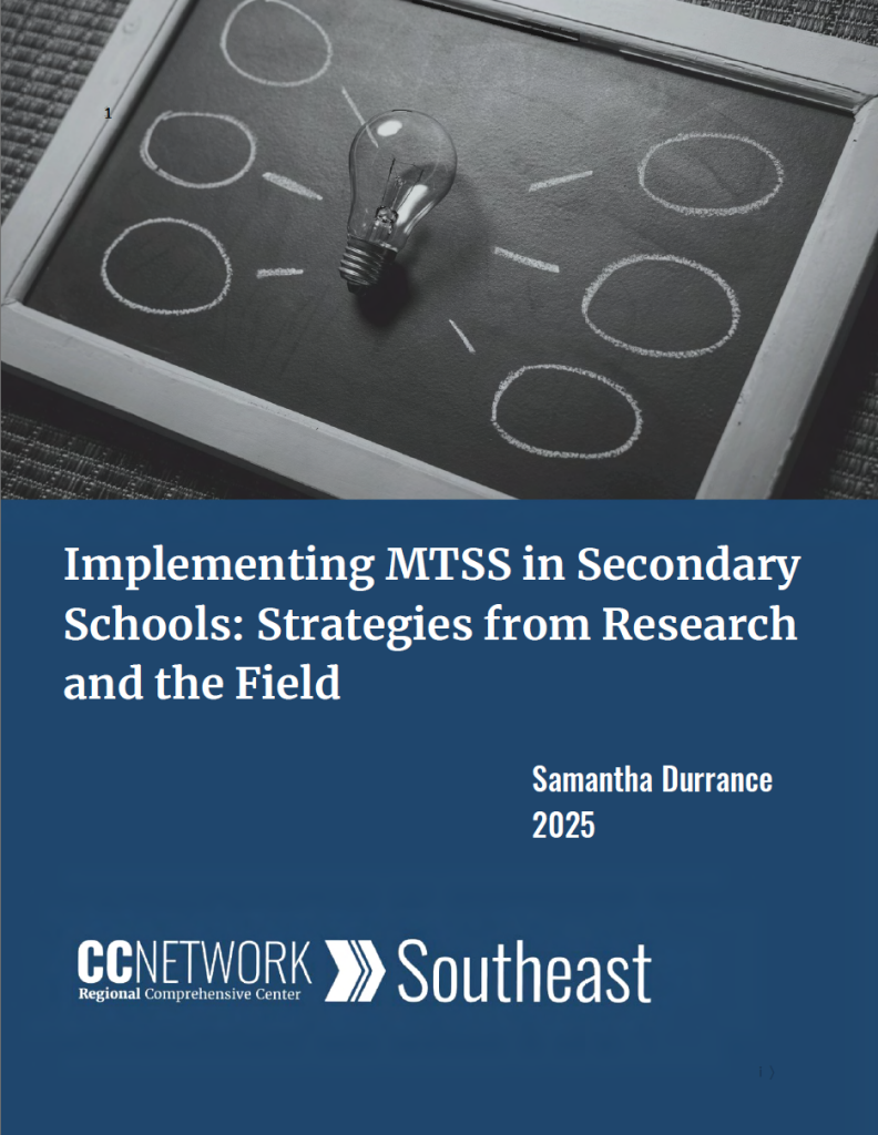 Improving Multi Tiered Systems Of Support Mtss Implementation Serve